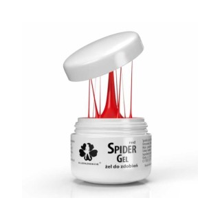 MollyLac Spider Gel Gel voor decoraties Red 3 ml