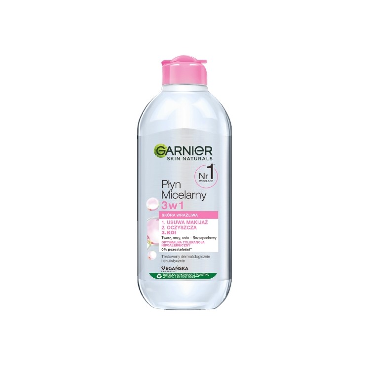 Garnier Skin Naturals Micellaire Fluid 3-in-1 Gevoelige Huid 400 ml