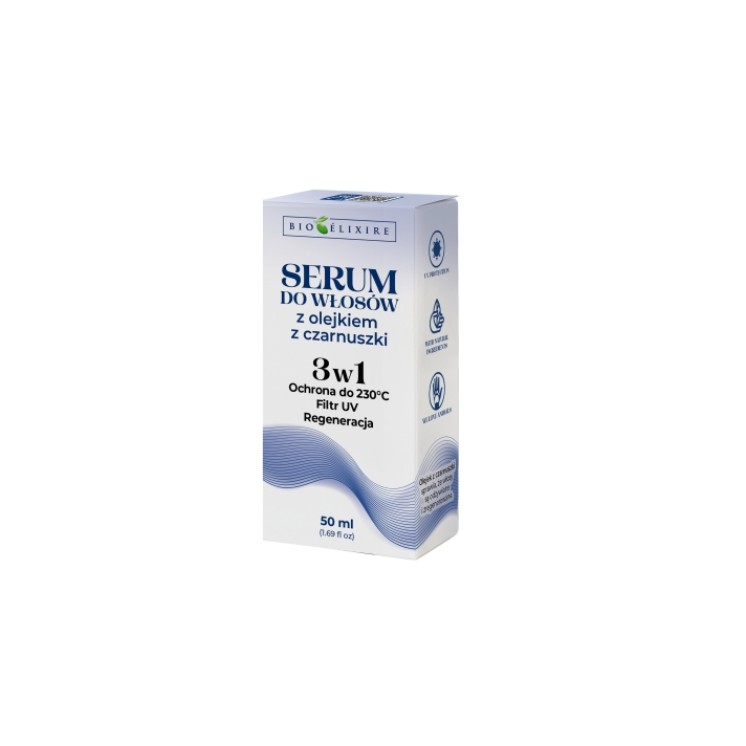 BioElixire 3in1 Haarserum UV-filter Zwarte komijnolie 50 ml