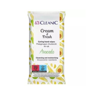 Cleanic Cream & Fresh Avocado Handtücher, 15 Stk. Cleanic Cream & Fresh Avocado Handtücher, 15 Stk.
