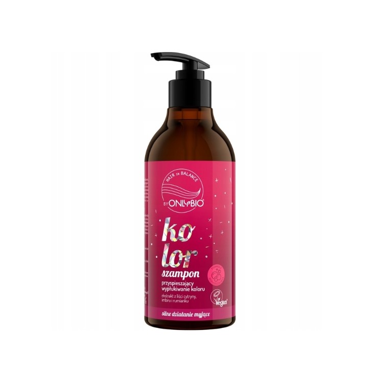 ONLYBIO Hair in Balance Kolor Szampon przyspieszający wypłukiwanie koloru 400 ml