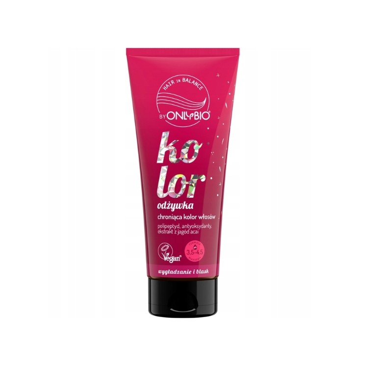 ONLYBIO Hair in Balance Kolor Odżywka do włosów wygładzająco-ochraniająca kolor 200 ml