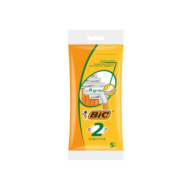 BIC 2 Sensitive Razors 5 pieces