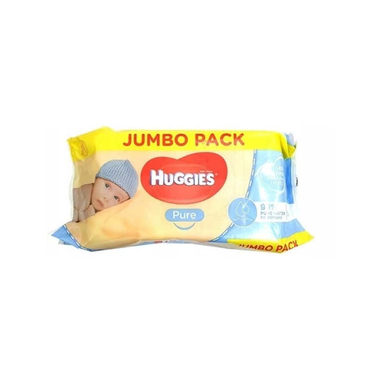 Huggies Chusteczki nawilżane Pure 72 sztuki