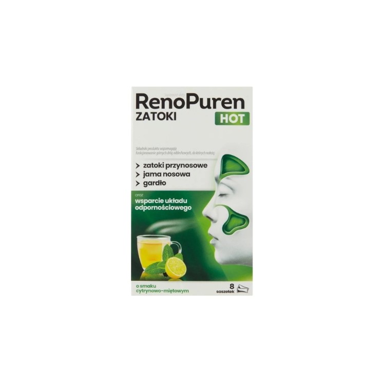Renopuren Sinus Hot 8 zakjes