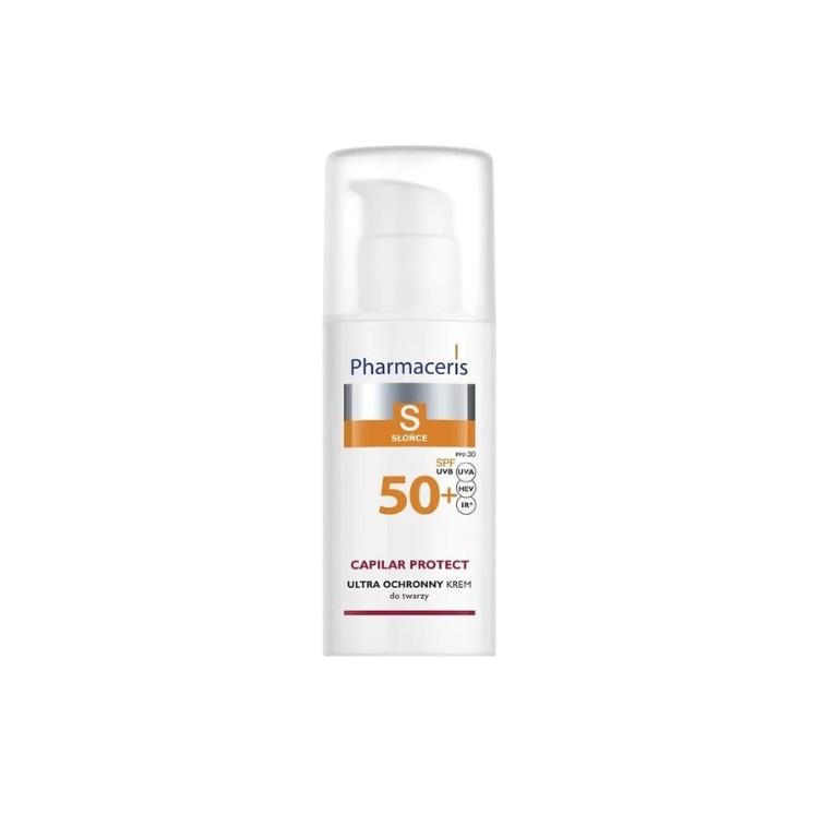 Pharmaceris S Capilar Protect Beschermende Crème voor vasculaire huid SPF50 + 50 ml