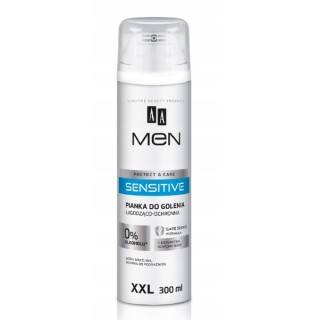 AA Men Sensitive Verzachtende en beschermende scheerschuim 300 ml