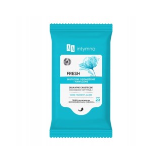 AA Fresh Intimate delicate Intimate hygiene wipes 20 pieces