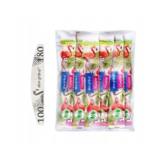 Aba Group Halbmond-Nagelfeile Standard Flaming 100/180 25 Stück