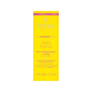 Miya Cosmetics myWONDERbalm energetyzujący Krem do twarzy z mango Hello Yellow75 ml