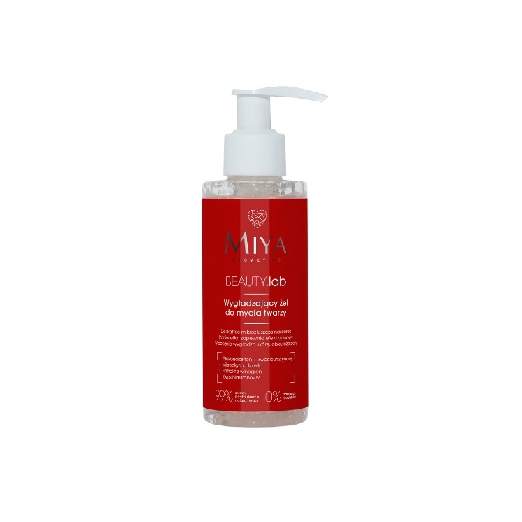 Miya Cosmetics BEAUTY .lab gladmakende gezichtswasgel 140 ml