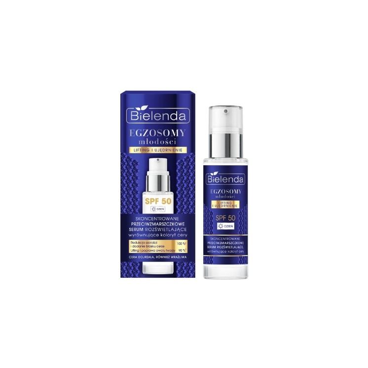 Bielenda Exosomes of Youth Anti-rimpel verhelderend gezichtsserum SPF50 + 30 ml