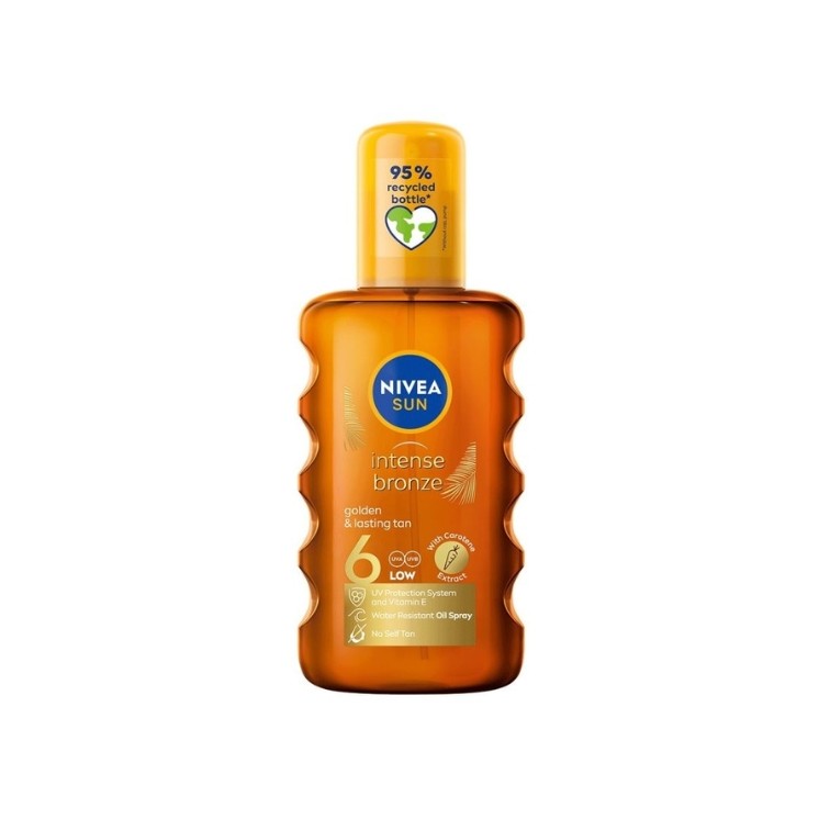 Nivea Sun Intense Bronze Zonnebrandolie SPF6 200ml