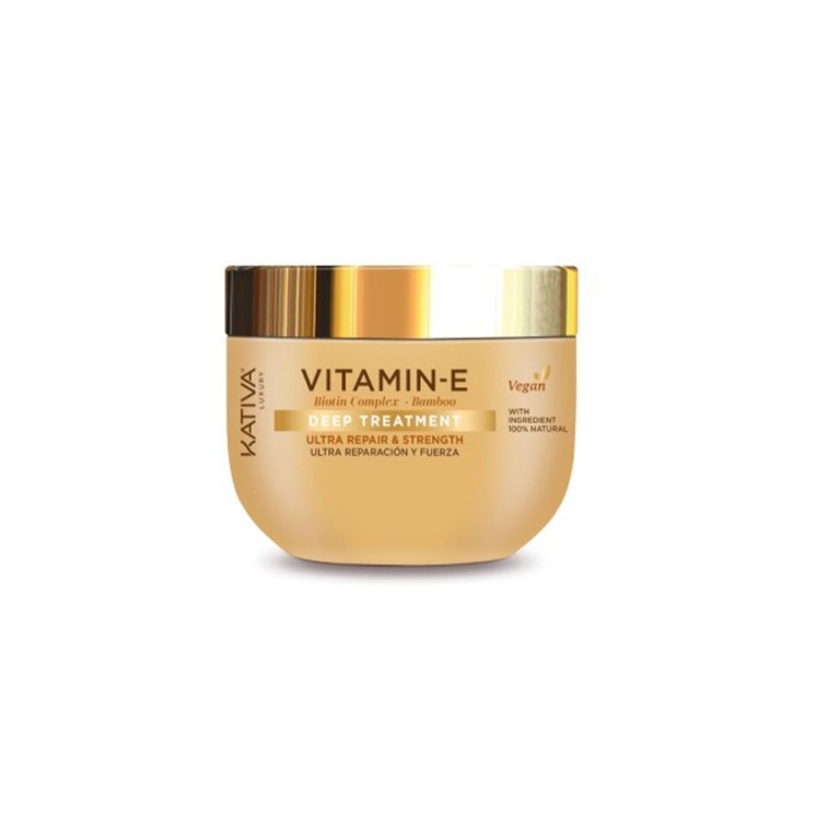 Kativa Vitamina E, Biotin & Bamboo Maska do włosów 355 ml