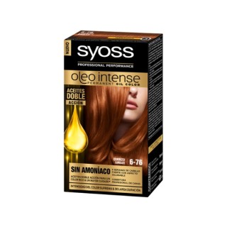 Syoss Oleo Intense Farba do włosów bez amoniaku /6-76/ Amber Copper 115 ml