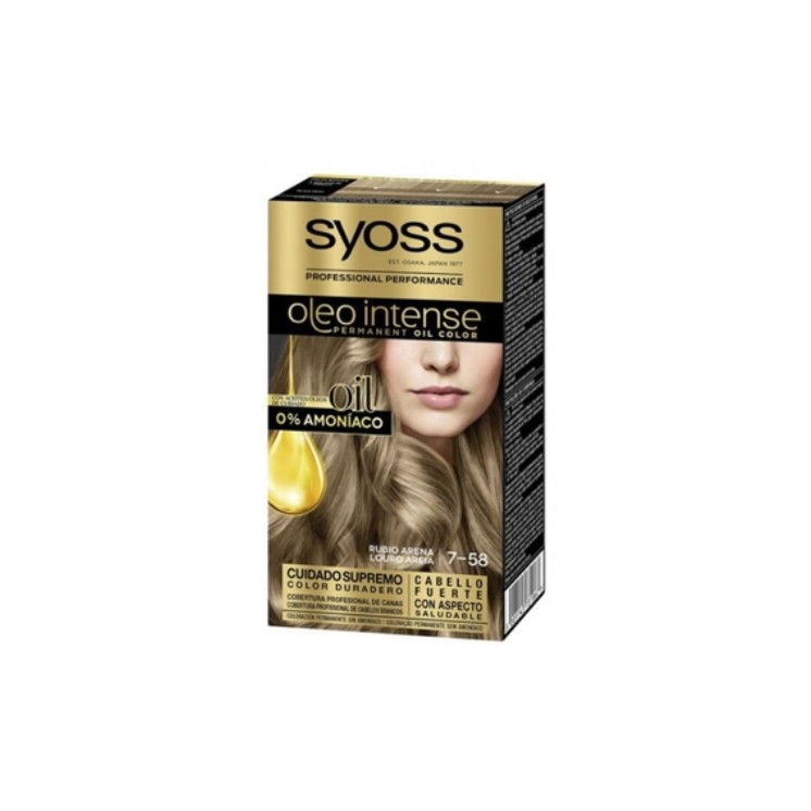 Syoss Oleo Intense Farba do włosów bez amoniaku /7-58/ Sand Blond 115 ml