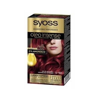 Syoss Oleo Intense Farba do włosów bez amoniaku /5-92/ Intense Red 115 ml