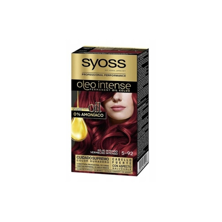 Syoss Oleo Intense Farba do włosów bez amoniaku /5-92/ Intense Red 115 ml
