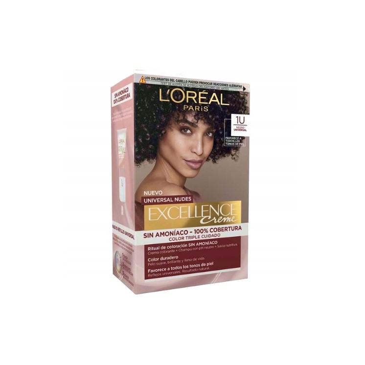 L'oreal Excellence Nudes Farba do włosów /1/ Czarny