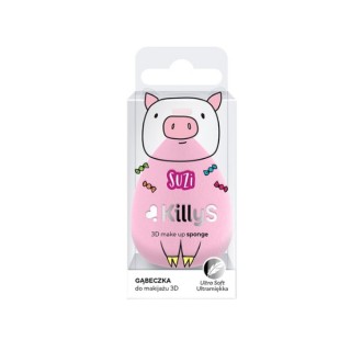 KillyS 3D Make Up Sponge Ultra Soft Gąbeczka do makijażu Suzi 1 sztuka 