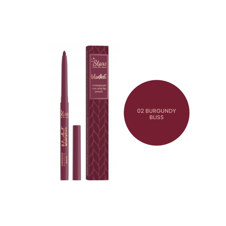 Stars from the stars Blanket langhoudende oog- en lipliner /02/ Burgundy Bliss 0,3 g