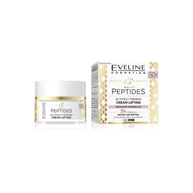Eveline Elixir of Youth Multipeptides Actief Verstevigende Liftende Crème 50+ 50 ml