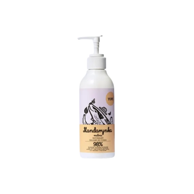 YOPE Natural Mandarin and Raspberry Body Balm 300 ml