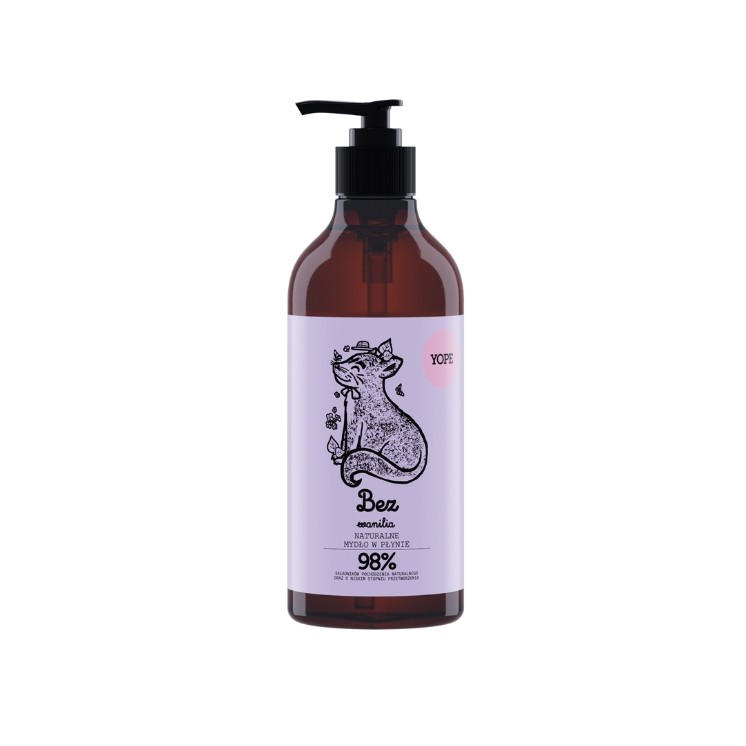 YOPE Natural Liquid Hand Soap Lilac and Vanilla 500 ml