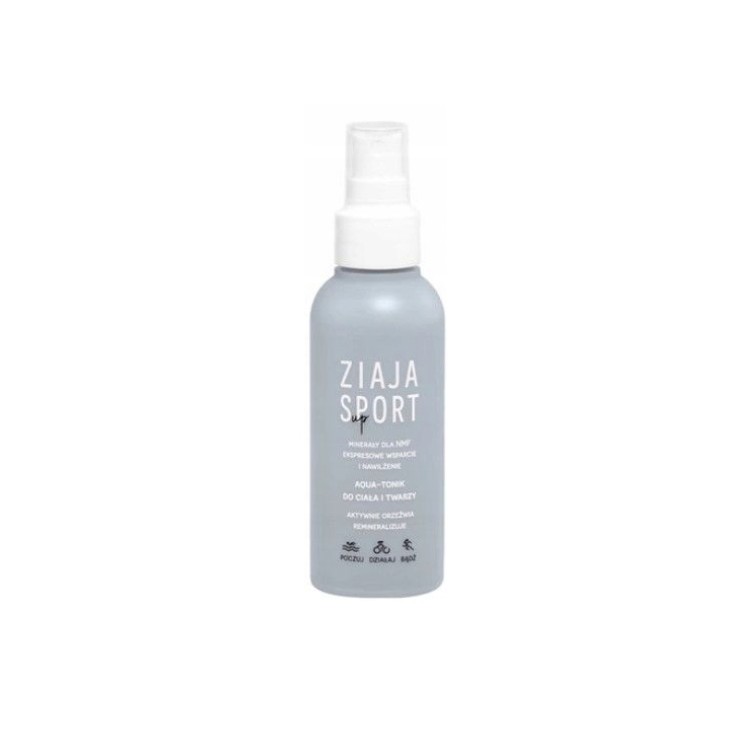 Ziaja Sport Up Aqua - body and face tonic spray 120 ml