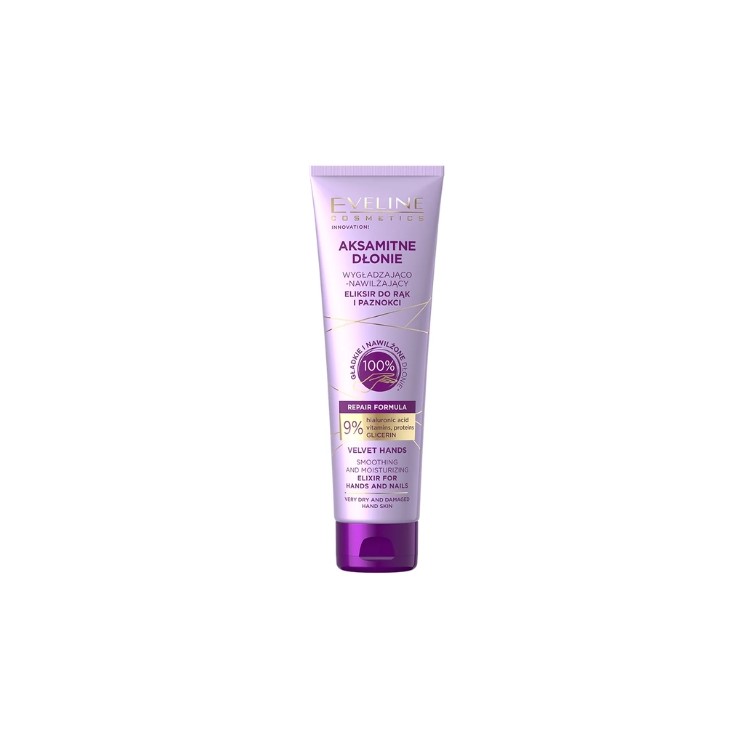 Eveline Velvety Hands gladmakende en hydraterende elixer voor handen en nagels 75 ml