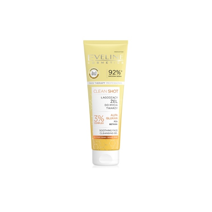 Eveline Clean Shot Verzachtende Gezichtswasgel 140 ml