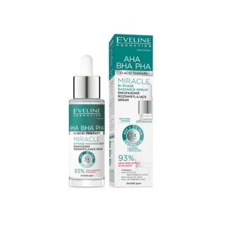 Eveline 3xAcid AHA BHA PHA Miracle Two-Phase Brightening Face Serum 30 ml Eveline 3xAcid AHA BHA PHA Miracle Two-Phase Brightening Face Serum 30 ml