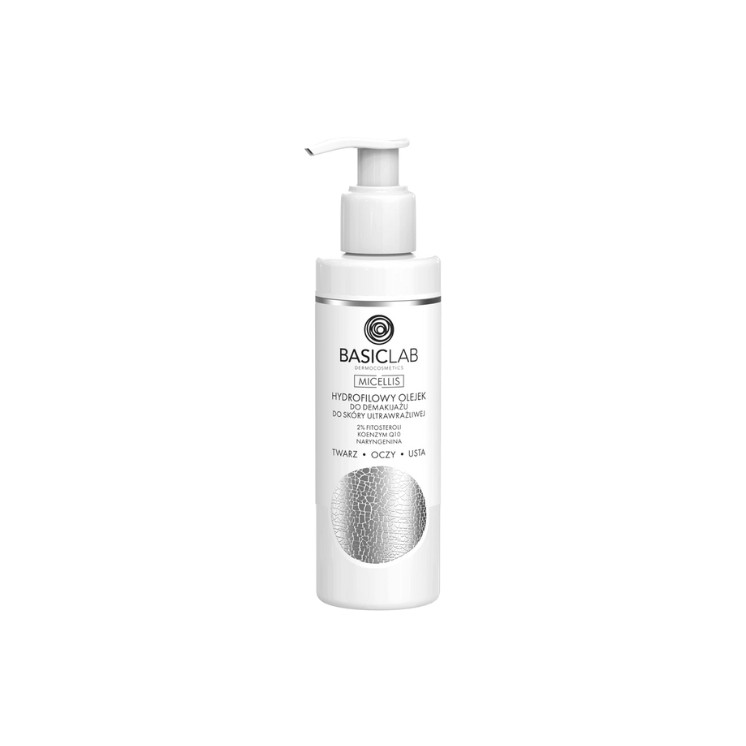 BasicLab Micellis hydrofilowy Olejke do demakijażu Skóra ultrawrażliwa 200 ml