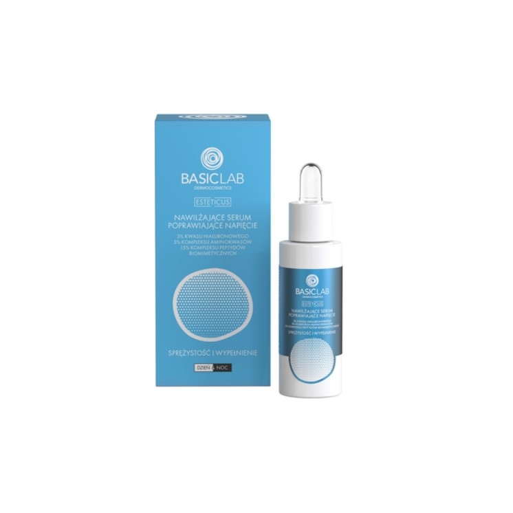 BasicLab Esteticus nawilżające Serum do twarzy poprawiające napięcie 30 ml