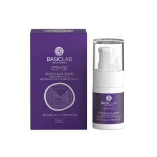 BasicLab Esteticus korygujące Serum z Retinalem 0,07%, Fitofsingozyną i Karnozyną 2.0 15 ml