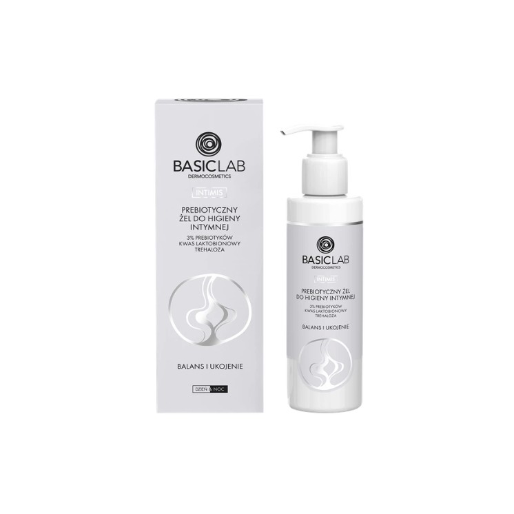 BasicLab Intimis prebiotyczny Żel do higieny intymnej 200 ml
