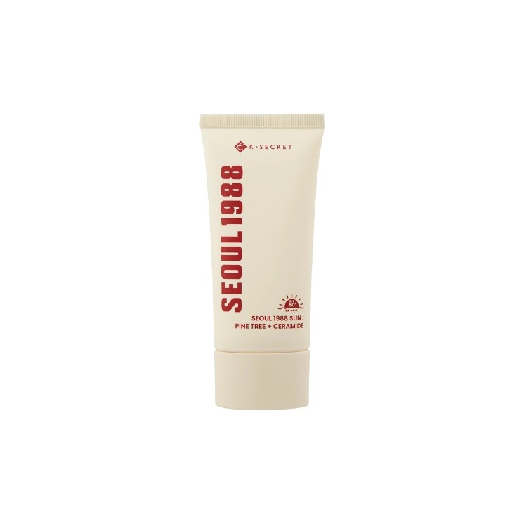 K-SECRET SEOUL 1988 Sun : Pine Tree + Ceramide 50+ PA++++  Nawilżający Krem do Twarzy z Filtrem 50 ml