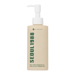 K- SECRET SEOUL 1988 Cleansing Oil : Pine Cica 1% + Probiotics Makeup Remover Oil 200 ml