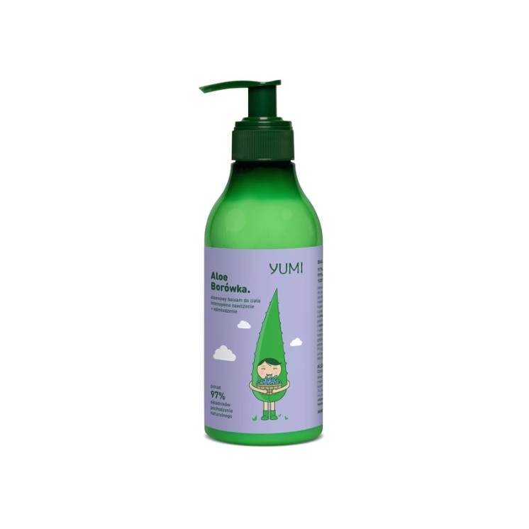 Yumi Aloe Vera Intensively Moisturizing Body Balm Blueberry 300 ml