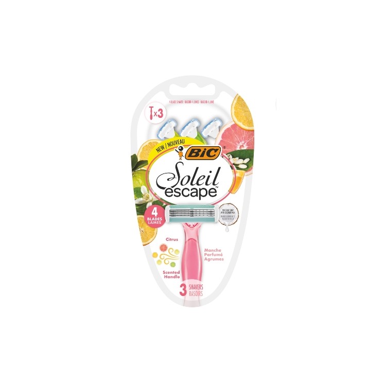 BIC Soleil Escape Citrus Scheermesjes 3-pack