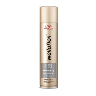 Wellaflex Shiny & Hold Hairspray / 5 / 250 ml Wellaflex Shiny & Hold Hairspray / 5 / 250 ml