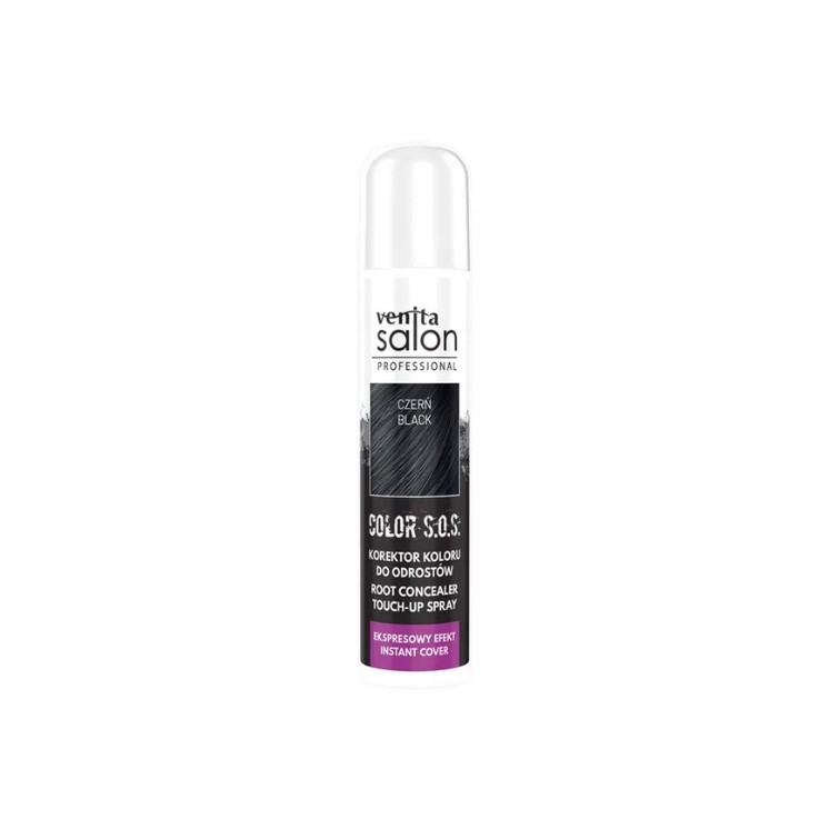 Venita Salon Professional Color SOS Root Color Corrector Zwart 75 ml