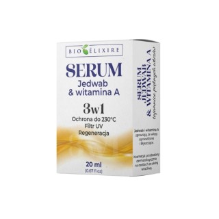 BioElixire Seide und Vitamin A Haarserum UV-Schutz und Regeneration 20 ml