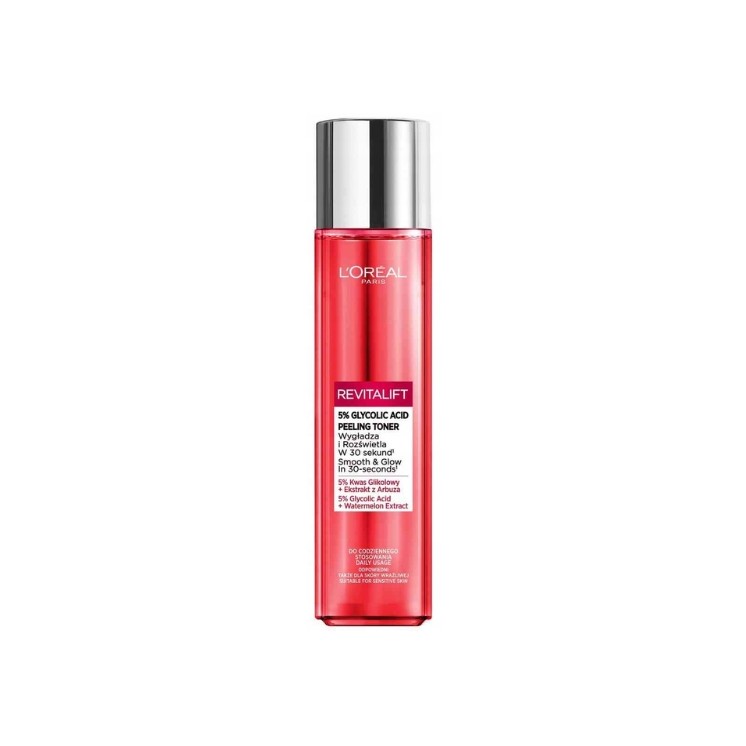 L'oreal Revitalift Exfoliërende Gezichtslotion met 5 % Glycolzuur 180 ml