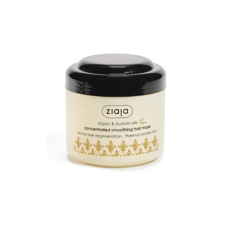 Ziaja Argan geconcentreerd Gladmakend haarmasker met argan- en tsubaki-oliën 200 ml