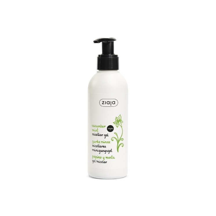 Ziaja Cucumber Mint Micellar Gel PHA -Säurereinigung 190 ml