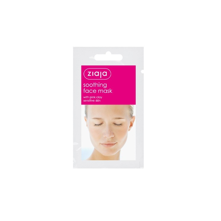 Ziaja Beruhigende Gesichtsmaske mit rosa Tonerde 7 ml