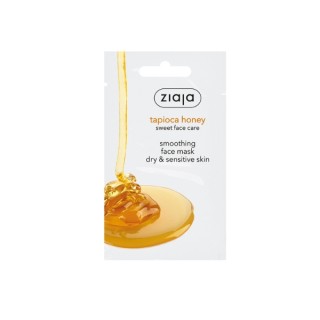 Ziaja Glättende Gesichtsmaske mit Honig und Tapioka für empfindliche Haut 7 ml