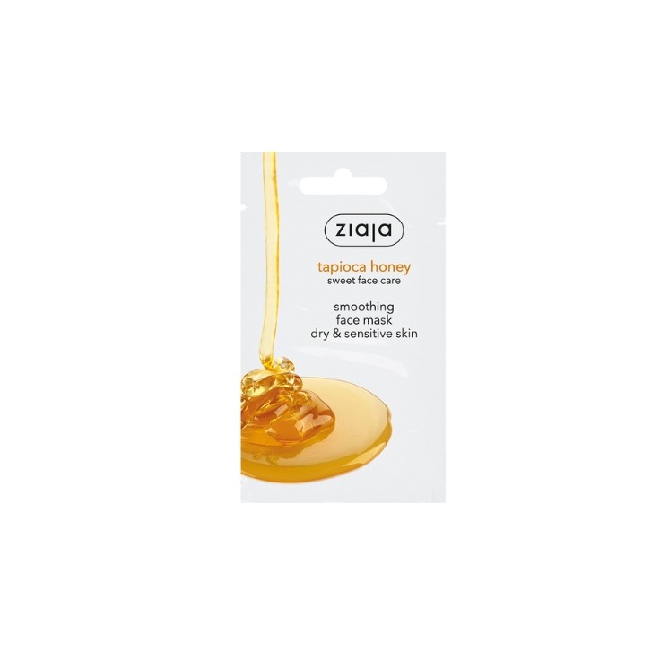 Ziaja Glättende Gesichtsmaske mit Honig und Tapioka für empfindliche Haut 7 ml