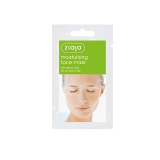 Ziaja Feuchtigkeitsspendende Gesichtsmaske mit grüner Tonerde 7 ml